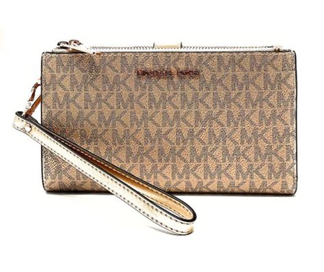 michael kors gold wristlet wallet|Michael Kors wristlet cheap.